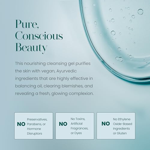 Hylunia Skincare Salicylic Facial Cleansing Gel – Deep Pore Cleanser for Oily & Acne-Prone Skin, Exfoliates, Minimizes Blackheads & Breakouts, Hydrates, Brightens Complexion, 5.1 fl. oz.