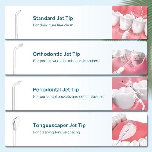 Portable Water Flosser for Teeth,Travel Water Flosser Picks,Mini Cordless Oral Irrigator Rechargeable Power Dental with Telescopic Water Tank, IPX7 Wateroproof for Brace & Sensitive Teeth Care,Black