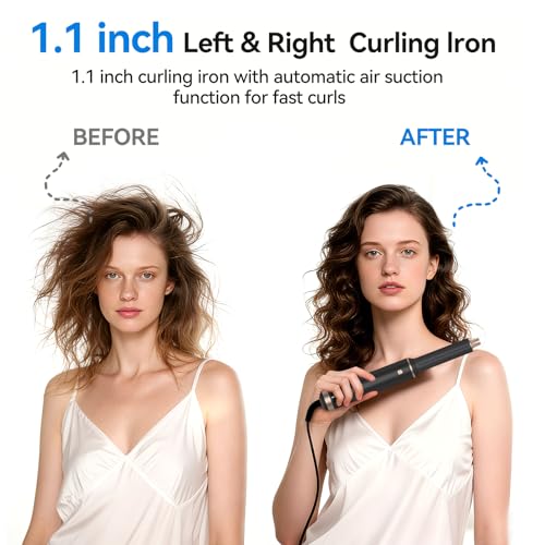 Blow Dryer Brush 5 in 1: Ionic Hot Air Styler Hair Dryer Brush Blow Dryer Set for Curling Volumizing Straightening Styling