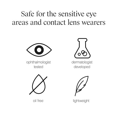 Neutrogena Gentle Oil-Free Eye Makeup Remover & Cleanser for Sensitive Eyes, Dissolves Waterproof Mascara, Non-Greasy Liquid Makeup Remover, Dermatologist & Ophthalmologist Tested, 8 fl. oz