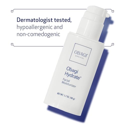 Obagi Hydrate Facial Moisturizer – Non-Comedogenic Intensely Hydrating All Day Moisturizer that Combats Dryness with Tara Seed Extract, Shea Butter & Avocado Oil