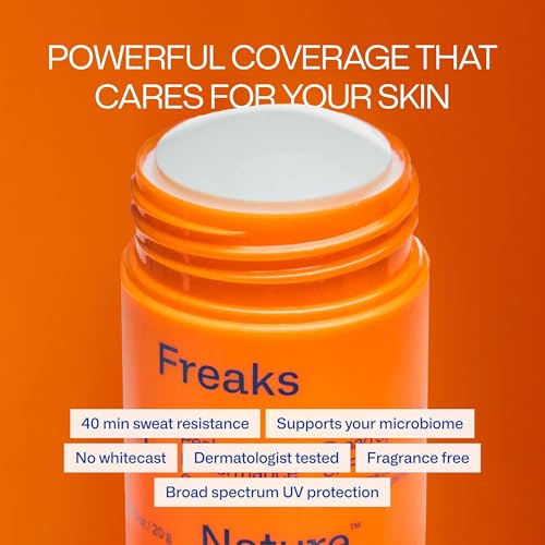 Freaks of Nature Peak Performance Sun Stick SPF 50 | 100% Mineral Sunscreen | Lightweight, 40-Min Water-Resistant | Plant-Based, Eco-Friendly, Reef-Safe, Cruelty-Free | All Skin Types | 0.70 oz