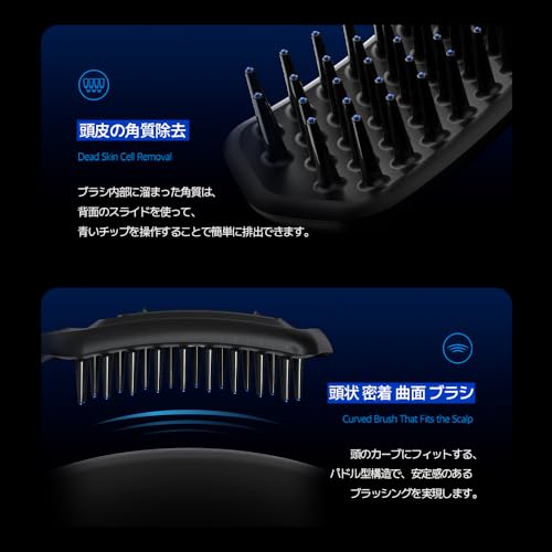 Forbeaut Dandruff Brush for Scalp Care – Hygienic Hair & Scalp Massager with Slide-to-Clean Design, Removes Dandruff & Flakes, Gentle Exfoliation, Improves Blood Flow