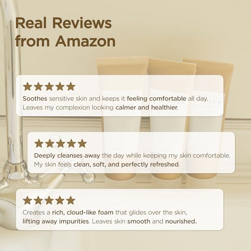 SKIN1004 Madagascar Centella Ampoule Foam, 4.23 fl.oz, Korean Face Cleanser & Makeup Remover with Centella Asiatica, Gentle Daily Cleanser for Soft Skin, Korean Skin Care