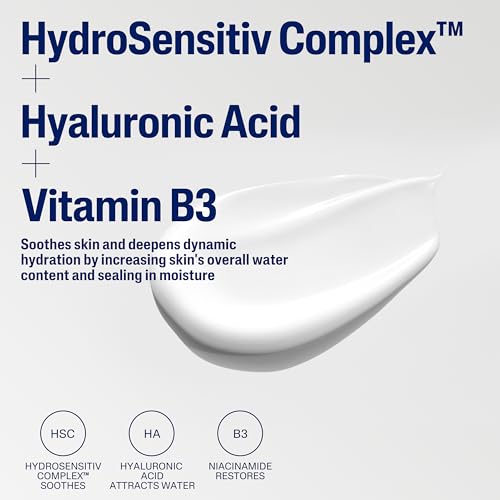 Cetaphil Deep Hydration Healthy Glow Daily Face Cream, 1.7 oz, 48 Hour Dry Skin Face Moisturizer for Sensitive Skin, With Hyaluronic Acid, Vitamin E & Vitamin B5