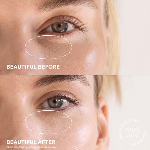 TULA Skin Care Spresso Energizing Eye Balm - Energizing & Hydrating Caffeine Under Eye Treatment for Dark Circles, Portable and Perfect to Use On-the-go, 0.35 oz.