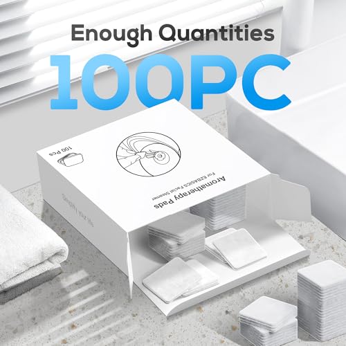 EZBASICS Aromatherapy Pads for Facial Steamer 100 Pcs