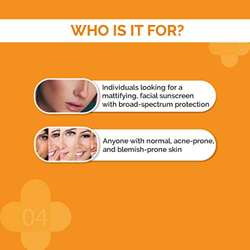 The Derma Co Ultra Matte Sunscreen Gel with SPF 60 & PA+++ | Broad Spectrum Protection | Helps Prevent Sun Damage | Oil-Free Formula for Acne-Prone Skin | 1.76 Oz/50g