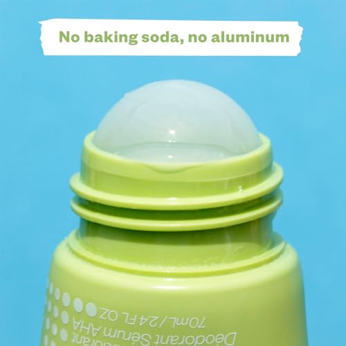 Kosas Chemistry Deodorant - Aluminium and Baking Soda Free + BO-Fighting AHA Serum that Exfoliates, Softens, and Nourishes the Skin, (Serene Clean)