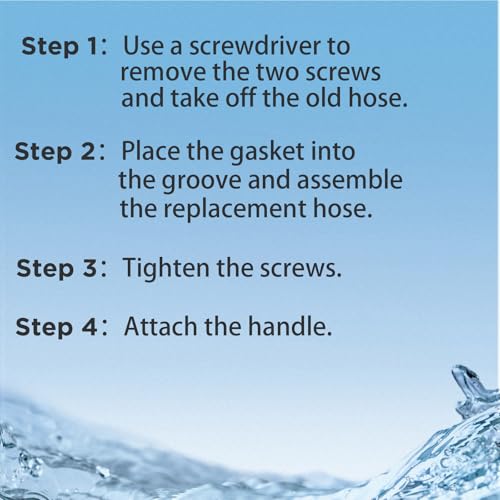 Replacement Hose for Waterpik Sonic-Fusion SF-01/SF-02/SF-03/SF-04 Flossing Toothbrush | Accessories that match the Water pik Water Flosser, 1 Pack