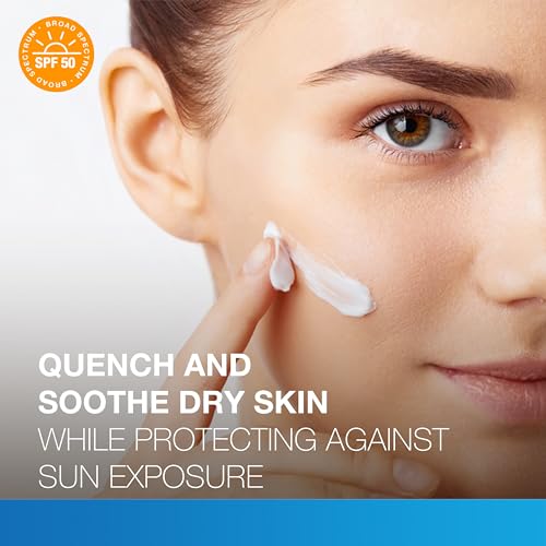 Neutrogena Hydro Boost Hyaluronic Acid Face Moisturizer with Broad Spectrum SPF 50 Sunscreen, Non-Greasy, Fragrance Free Daytime Facial Moisturizer to Hydrate & Soothe Dry Skin, 1.7 fl. oz