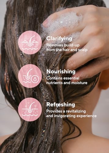 A’PIEU Raspberry Vinegar Hair Shampoo - Dandruff & Clarifying Shampoo with Scalp Treatment. Balances pH, Removes Buildup, Soothes Scalp. Korean Hair Care. 16.9 fl.oz