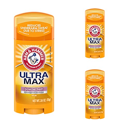 Arm & Hammer Deodorant 2.6oz Solid Ultra Powder Fresh (Oval) (3 Pack)