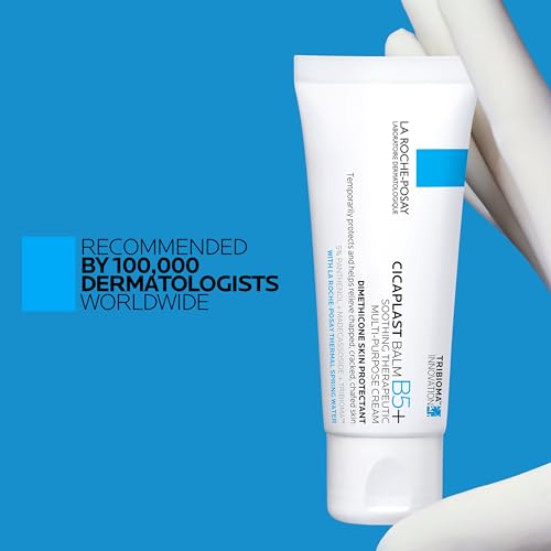 La Roche-Posay Cicaplast Balm B5, Healing Ointment and Soothing Therapeutic Multi Purpose Cream for Dry & Irritated Skin, Body and Hand Balm, Baby Safe, Fragrance Free
