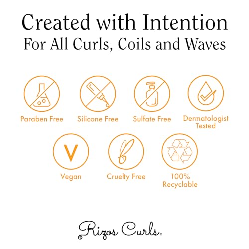 Rizos Curls Nourish Oil – Strength & Frizz Control - Improve Split Ends & Repair Dry Brittle Hair – Smooths & Hydrates All Hair Types Straight, Wavy, Curly 1a–4c – Non-Greasy, Sulfate & Paraben Free