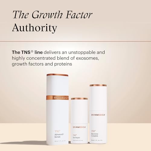 SkinMedica TNS Eye Repair Cream - Helps reduce the appearance of fine lines, wrinkles, and dark circles with a powerful blend of peptides, vitamins, and antioxidants, NEW PACKAGING, 0.5 Oz