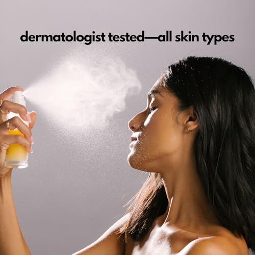 | PLUXOS 47 | SUNSCREEN + SKINCARE SPF 47 FACE MIST SPRAY (Vanilla) | SUN DEFENSE COMPLEX CARE | Apply Over Makeup, Broad Spectrum, Clear, Light, Vegan, Hydrate, Fight Acne, Anti-Aging, Cell Repair