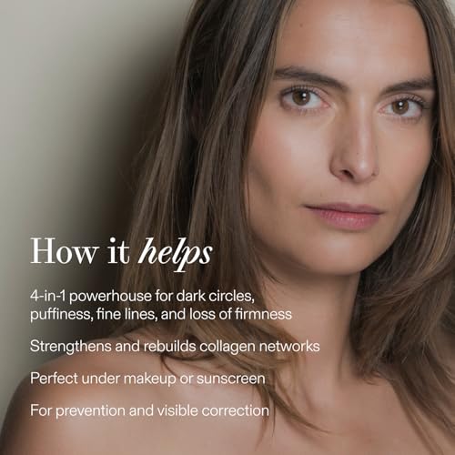 Almora Botanica Restorative Eye Serum, 30mL | Brightening & Firming Eye Treatment | Reduces Dark Circles, Puffiness & Fine Lines | Nutrient-Rich, Collagen-Activating Formula | Clean, Vegan Skincare