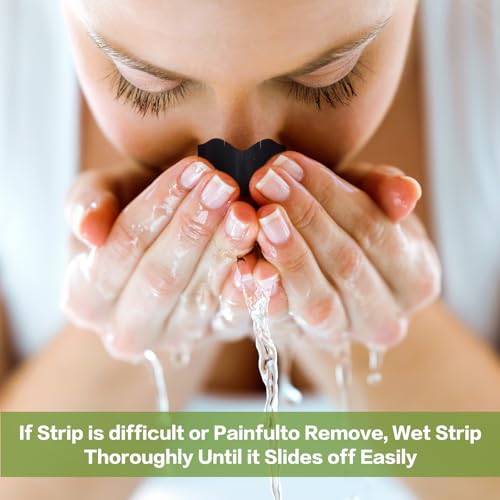 70Pcs Bamboo Charcoal Face Strips For Blackheads Pore Cleansing Strips Nose Blackhead Remover Deep Cleansing Charcoal Strip Effective Control Of Oily Skin Clogged Pores Practical For Unisex