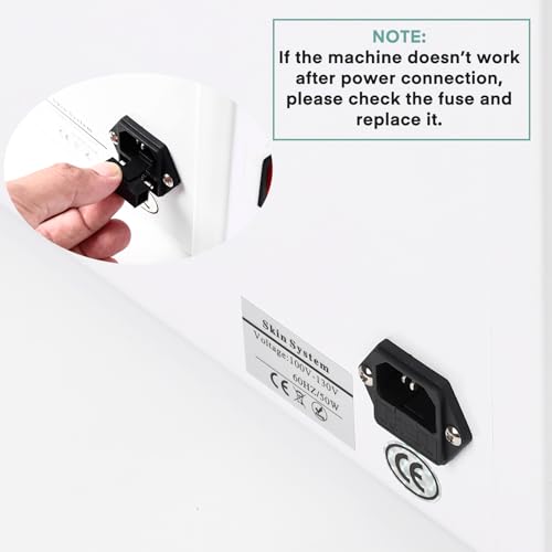 Professional Diamond Micro-dermabrasion Machine, Yofuly Diamond Micro-dermabrasion Dermabrasion Equipment Facial Peeling Spa(0-68cmHg)