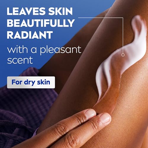 NIVEA Skin Firming Melanin Beauty & Hydration Body Lotion with Q10 and Argan Oil, Firmer Skin in as Little As Seven Days, 16.9 Fl Oz Pump Bottle