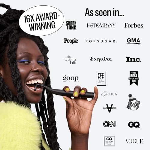 FLAUS Electric Flosser (Oprah's List, Shark Tank) 3 Speeds + 45 Refill Heads (Gentle Gliding Floss for Sensitive Gums) Water Flosser Alternative, Dentist Recommended Tooth Flossers Dental Floss Picks