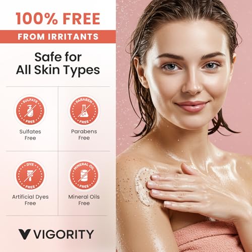 KP Bump Eraser Body Scrub - Keratosis Pilaris Treatment for Strawberry Legs, Chicken Skin - Exfoliating Body Scrub for Women & Men