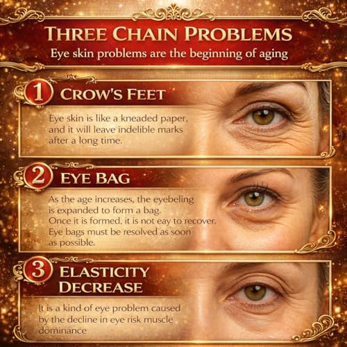 Retinol Eye Stick Balm, Under-Eye Moisturizing Balm with Vitamin A & Hyaluronic Acid, Solid Cream for Smoother-Looking Skin & Dryness, Daily Skincare for Men & Women