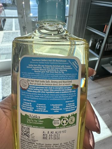 Dabur Vatika Naturals Enriched Coconut Hair Oil - Nourishing Formula for Healthy Scalp, Soft, Manageable and Silky Tresses