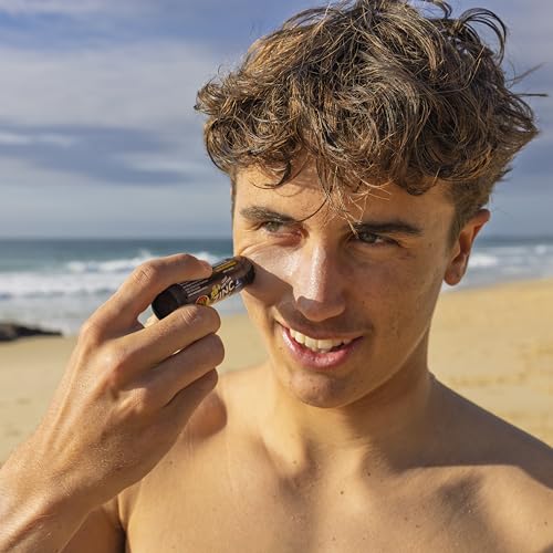 Sun Zapper Zinc Oxide Mineral Sunscreen Stick – SPF 50+ Water Resistant – Light Skin Tone (Bronze/Tan) – 12g (0.42 Oz) – For Face & Body – Adults & Kids – Made in Australia