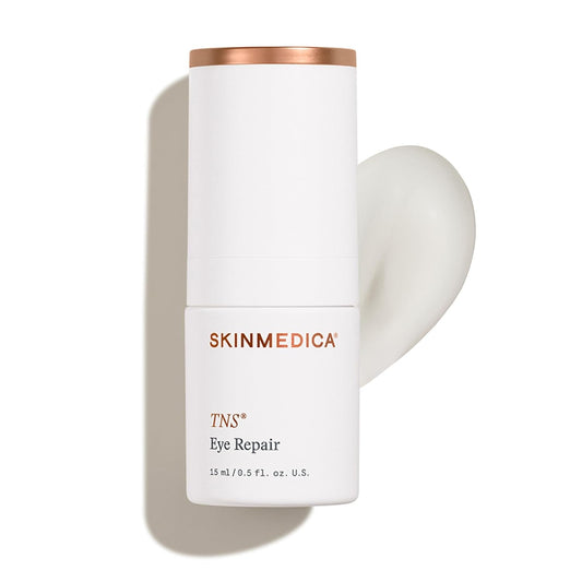 SkinMedica TNS Eye Repair Cream - Helps reduce the appearance of fine lines, wrinkles, and dark circles with a powerful blend of peptides, vitamins, and antioxidants, NEW PACKAGING, 0.5 Oz