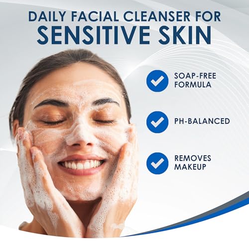 Vanicream Gentle Facial Cleanser with Pump Dispenser - 8 fl oz - Formulated Without Common Irritants for Those with Sensitive Skin