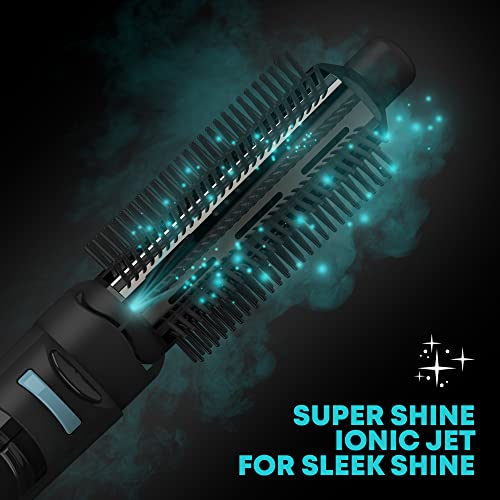Revamp Progloss Airstyle 6-in-1 Hot Air Multi Styler – Hair Dryer Brush for Wet or Dry Hair Styling – Ceramic Barrel Infused with Progloss Oils for Frizz-Free Shine – Auto-Off & 9’ Swivel Cord