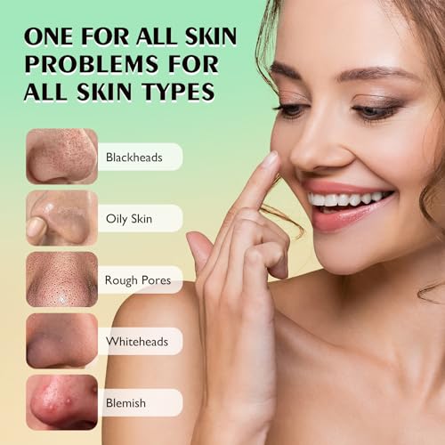 AUSLKA Blackhead Pore Strips,(70 Counts) Blackhead Remover-Deep Cleansing Nose Strips With Instant Pore Unclogging, Nose Plant Strips for Blackheads