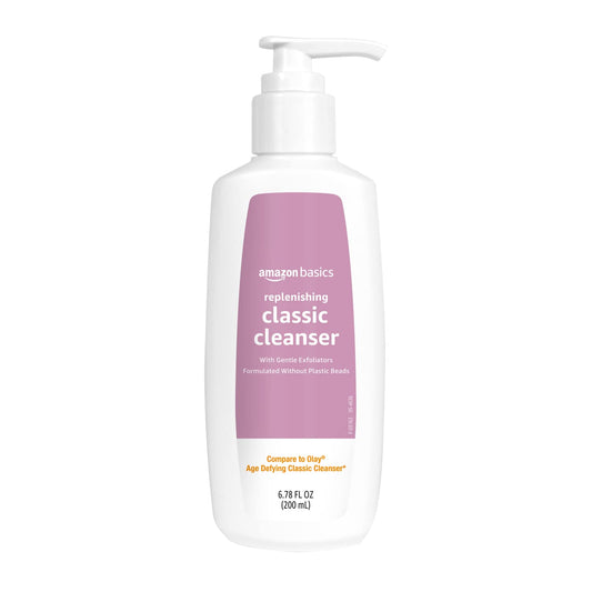 Amazon Basics Replenishing Cleanser Exfoliating Face Wash, 6.78 fl oz (Pack of 1)