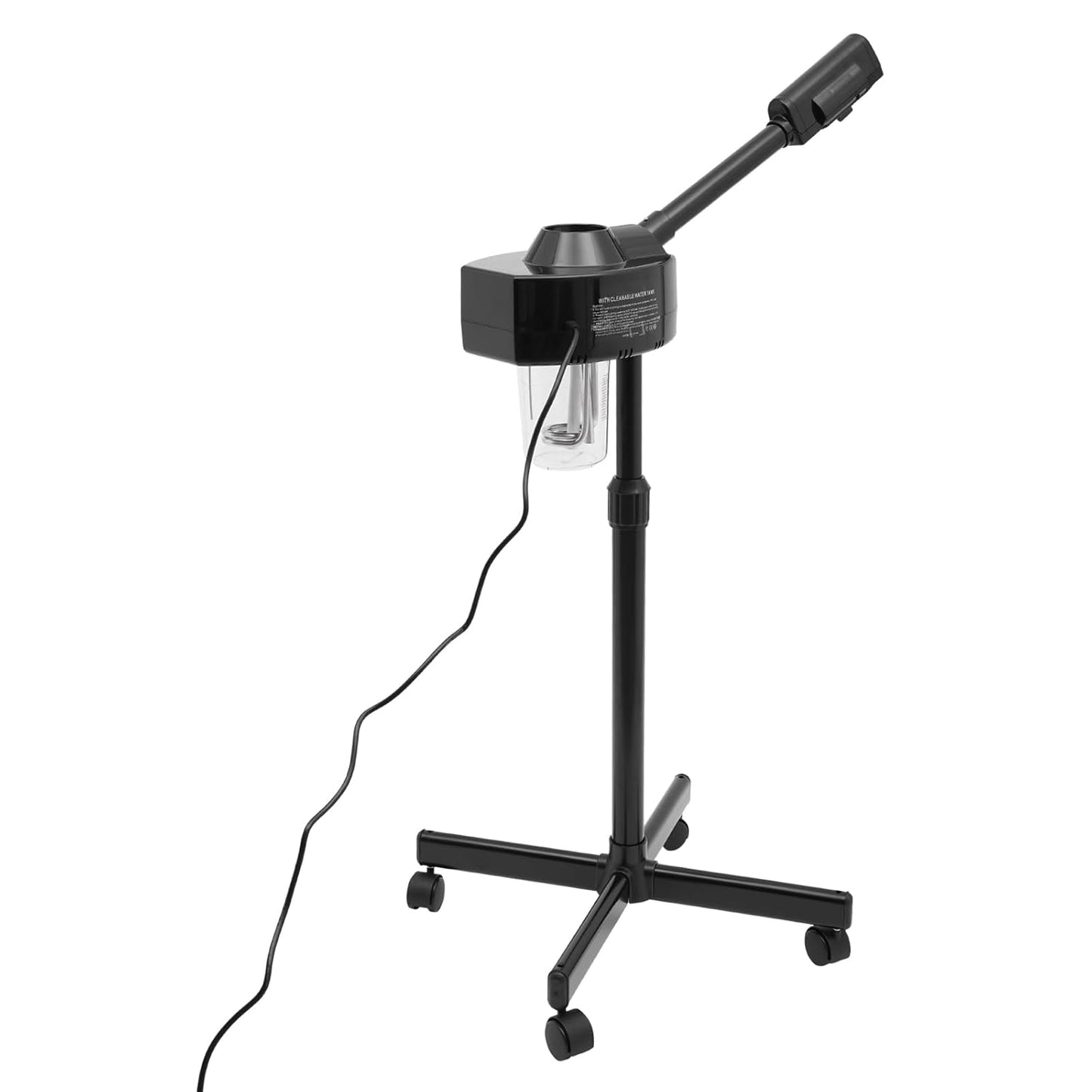 Professional Facial Steamer, 800W Portable Face Steamer with Wheels and Stable Base, Adjustable Facial Steamer for Beauty Salons, Spa Centers, Homes