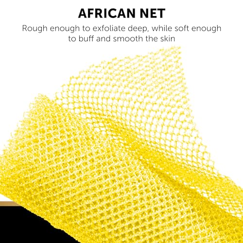 VALITIC Brightening Lemon & Turmeric Kojic Acid Soap, Vitamin C, Retinol - Original Japanese Complex with Hyaluronic Acid, Vitamin E, Shea Butter, Castile Olive Oil - 3 Pack Bundle with African Net