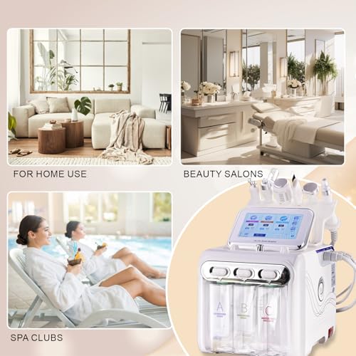 Hydrogen Oxygen 7 in1 Diamond Microdermabrasion Machine，Facial Peeling Skin Care for Salon Personal Home Use
