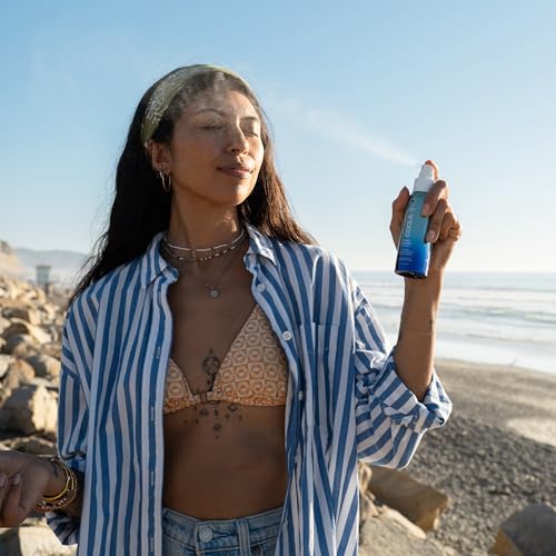 COOLA Organic Sunscreen SPF 50 Sunblock Face Mist, Dermatologist Tested Skin Care for Daily Protection, Vegan and Gluten Free, Natural Fragrance, 3.4 Fl Oz