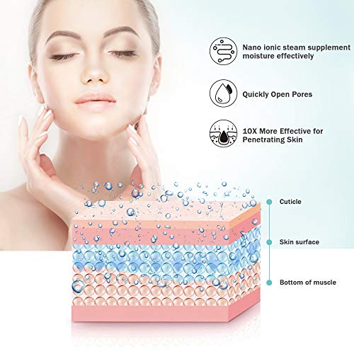 EZBASICS Facial Cleansing Brush Bundled with Facial Steamer