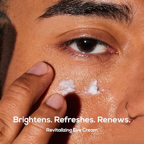 MARLOWE. No. 127 Mens Eye Cream with Vitamin C, Caffeine and Moisturizing Squalane for Puffiness, Wrinkles & Dark Circles, Targeted Under Eye Skin Care, 0.5 FL Oz