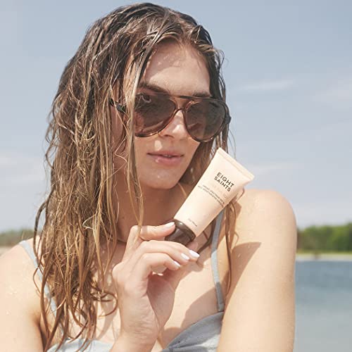 Eight Saints Chase the Sun Broad Spectrum SPF (30) Face Moisturizing Sunscreen, Natural and Organic Mineral-Base Sun Protection Daily Face Moisturizer, 2 Ounces, New Formula