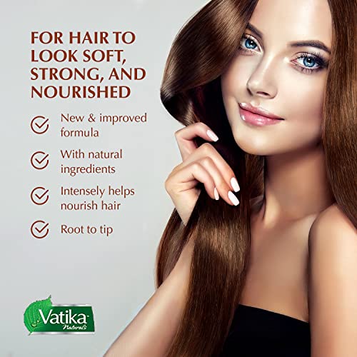 Dabur Vatika Naturals Enriched Coconut Hair Oil - Nourishing Formula for Healthy Scalp, Soft, Manageable and Silky Tresses