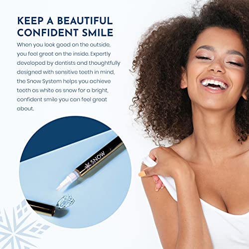 Snow Extra-Strength Teeth Whitening Serum - Oral Care Teeth Whitener Pen - Whitening Pen for Stain Removal & Whiter Teeth - Tooth Whitener with Potassium Nitrate and Hydroxyapatite - 1 Pack