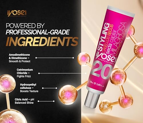 Professional Miracle Hair Silk No. 20 Leave‑In Hair Treatment Oil for Frizzy, Dry, Damaged Hair – Anti Frizz Hair Serum & Heat Protectant for Hair Repair, Frizz Control & Shine