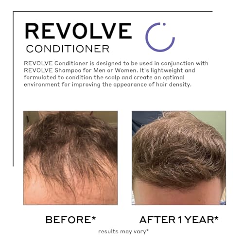 ZENAGEN Revolve Conditioner (Unisex) | Supports Scalp Health & Appearance of Fuller, Healthier Hair, Developed for Fine & Visibly Thinning Hair, Plant-Based, Color-Safe, Vegan