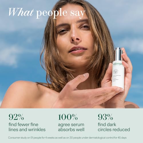 Almora Botanica Restorative Eye Serum, 30mL | Brightening & Firming Eye Treatment | Reduces Dark Circles, Puffiness & Fine Lines | Nutrient-Rich, Collagen-Activating Formula | Clean, Vegan Skincare