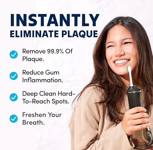 Professional Water Flosser - Advanced Dental Care for a Healthier Mouth, Gum, and Teeth - IPX7 Waterproof Oral Irrigator | 6 Replacement Tips, Travel-Friendly, Rechargeable - Oral Hygiene