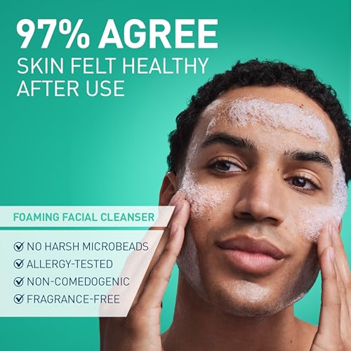 CeraVe Foaming Facial Cleanser, Daily Face Wash for Oily Skin, Hyaluronic Acid + Ceramides + Niacinamide, Fragrance Free & Paraben Free, Non-Drying Oil Control Face Wash, 16 Fluid Ounces