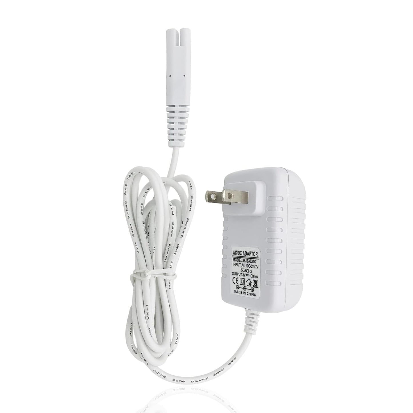 3V Charger Replacement for Waterpik Water Flosser WP360 WP462 WP450 Power Cord Wall Adapter, 5 FT Cable